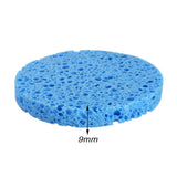 Maxbell 10Pcs Face Cleansing Washing Pad Puffs Makeup Cosmetic Removal Sponge Blue