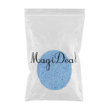 Maxbell 10Pcs Face Cleansing Washing Pad Puffs Makeup Cosmetic Removal Sponge Blue