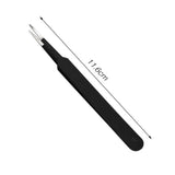 Maxbell 5pcs Stainless Steel Eyelash Extension Tweezer Application Cosmetic Straight