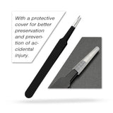 Maxbell 5pcs Stainless Steel Eyelash Extension Tweezer Application Cosmetic Straight