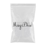 Maxbell 2pcs Nail Art Paint Makeup Foundation Mixing Palette w/ Spatula DIY Manicure Half Moon