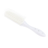 Maxbell 9 Row Vented Hairbrush Detangling Hair Styling Brush for Wet Dry Long Hair White