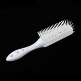 Maxbell 9 Row Vented Hairbrush Detangling Hair Styling Brush for Wet Dry Long Hair White