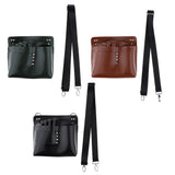 Maxbell Artificial Leather Hair Scissors Bag Pet Hairdressing Tool Pouch Holder Black
