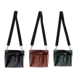 Maxbell Artificial Leather Hair Scissors Bag Pet Hairdressing Tool Pouch Holder Black