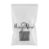 Maxbell Artificial Leather Hair Scissors Bag Pet Hairdressing Tool Pouch Holder Black