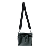 Maxbell Artificial Leather Hair Scissors Bag Pet Hairdressing Tool Pouch Holder Green