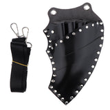 Maxbell PU Salon Hair Scissors Bag Pet Hairdressing Beard Shears Tool Pouch Holster Black