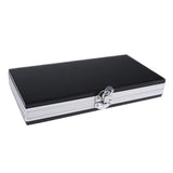Maxbell Aluminum Salon Scissors Storage Case Pet Hairdressing Tools organizer box 22.2x11.2 cm