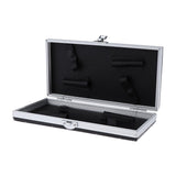 Maxbell Aluminum Salon Scissors Storage Case Pet Hairdressing Tools organizer box 22.2x11.2 cm