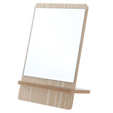 Max Bathroom Shaving Vanity Mirror Standing Wooden Folding Makeup Mirror Large