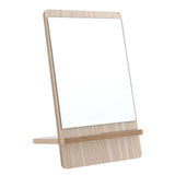 Max Bathroom Shaving Vanity Mirror Standing Wooden Folding Makeup Mirror Large