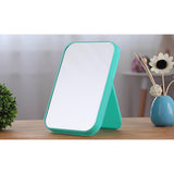 Max 8.7"  Portable Folding Cosmetic Tabletop Stand Makeup Mirror Travel Green