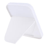 Max 8.7"  Portable Folding Cosmetic Tabletop Stand Makeup Mirror Travel White