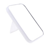 Max 8.7"  Portable Folding Cosmetic Tabletop Stand Makeup Mirror Travel White