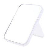 Max 8.7"  Portable Folding Cosmetic Tabletop Stand Makeup Mirror Travel White