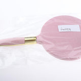 Max Portable Plastic Handheld Mirror for Vanity Makeup Home Salon Travel Pink