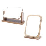 Max Foldable Countertop Makeup Vanity Mirror Wood Frame Bedroom Cosmetic Mirror Style 5