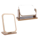 Max Foldable Countertop Makeup Vanity Mirror Wood Frame Bedroom Cosmetic Mirror Style 5
