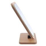 Max Foldable Countertop Makeup Vanity Mirror Wood Frame Bedroom Cosmetic Mirror Style 5