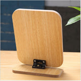Max Foldable Countertop Makeup Vanity Mirror Wood Frame Bedroom Cosmetic Mirror Style 5