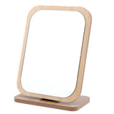 Max Foldable Countertop Makeup Vanity Mirror Wood Frame Bedroom Cosmetic Mirror Style 5
