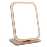 Max Foldable Countertop Makeup Vanity Mirror Wood Frame Bedroom Cosmetic Mirror Style 5