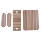 Max Portable Compact Cosmetic Tabletop Stand HD Makeup Mirror Wooden Base Travel