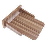 Max Portable Compact Cosmetic Tabletop Stand HD Makeup Mirror Wooden Base Travel