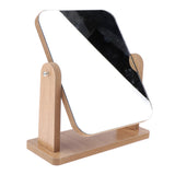 Max Foldable Countertop Makeup Vanity Mirror Wood Frame Bedroom Cosmetic Mirror Style 6