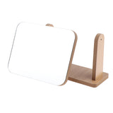 Max Foldable Countertop Makeup Vanity Mirror Wood Frame Bedroom Cosmetic Mirror Style 6