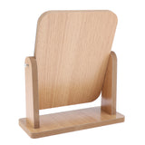 Max Foldable Countertop Makeup Vanity Mirror Wood Frame Bedroom Cosmetic Mirror Style 6
