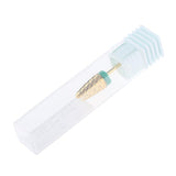 Max 3 Colors Alloy Nail Drill Bits Nail Tips Small Barrel Grinding Head Green