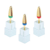 Max 3 Colors Alloy Nail Drill Bits Nail Tips Small Barrel Grinding Head Green