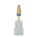 Max 3 Colors Alloy Nail Drill Bits Nail Tips Small Barrel Grinding Head Blue