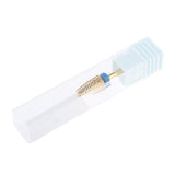 Max 3 Colors Alloy Nail Drill Bits Nail Tips Small Barrel Grinding Head Blue