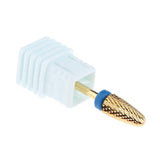 Max 3 Colors Alloy Nail Drill Bits Nail Tips Small Barrel Grinding Head Blue