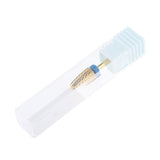 Max 3 Colors Alloy Nail Drill Bits Nail Tips Small Barrel Grinding Head Blue