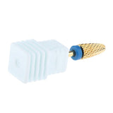 Max 3 Colors Alloy Nail Drill Bits Nail Tips Small Barrel Grinding Head Blue