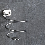 Max Wall Mount Hair Dryer Holder Self Rack Hanger Hair Comb Brush Organizer Set A