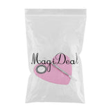 Max Stainless Steel Makeup Mixing Eyeshadow Paint Blending Palette Spatula Pink