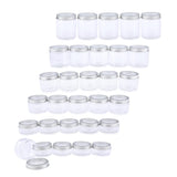 Maxbell 5pcs Makeup Pot Empty Cosmetic Jars  Lotion Cream Gel Containers Clear 120ml