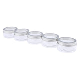 Maxbell 5pcs Makeup Pot Empty Cosmetic Jars  Lotion Cream Gel Containers Clear 120ml