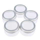 Maxbell 5pcs Makeup Pot Empty Cosmetic Jars  Lotion Cream Gel Containers Clear 120ml