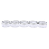 Maxbell 5pcs Makeup Pot Empty Cosmetic Jars  Lotion Cream Gel Containers Clear 120ml