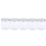 Maxbell 5pcs Makeup Pot Empty Cosmetic Jars  Lotion Cream Gel Containers Clear 250ml