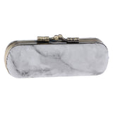 Maxbell Makeup Holder Lipstick Case Storage Box with Mirror for Purse Grey
