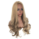 Maxbell 26'' Natural Long Curly Wigs Synthetic Full Wig for Cosplay Fancy Dress Light Brown
