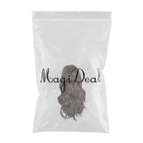 Maxbell 24 Inch Women Long Wavy Curly Middle Part Hairpieces Synthetic Daily Wigs