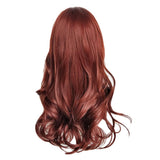 Maxbell Side Part 18" Long Curly Hair Synthetic Wavy Wig for Women
